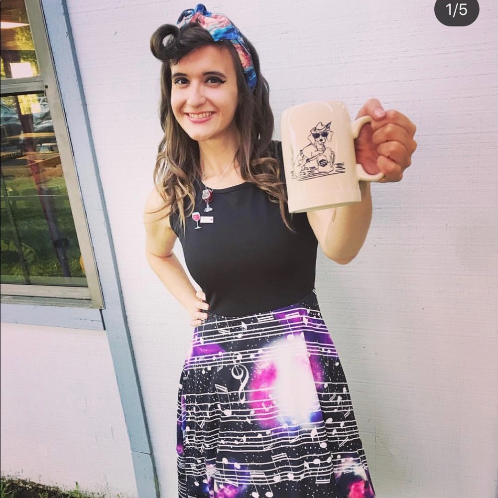 🌙Musical Galaxy Pin-Up Dress✨